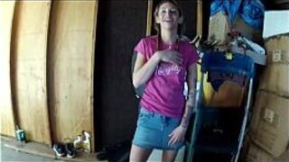 Emo sicily doggyfucked in the garage - porn video