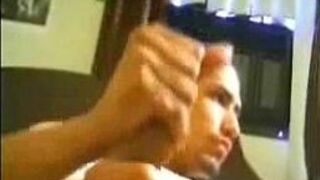 Hot Hispanic Stud Jerks Off - porn video