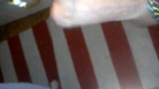 I play with my big dick and shoots a load - porn video