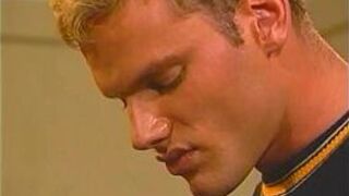 Blindfolded dude messy blowjob and ass pounding - porn video