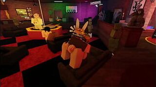 Bunny girl gets fucked in casino - porn video