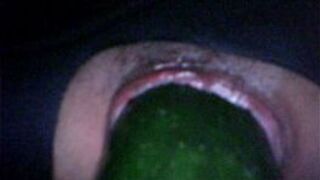 Cucumber ripping my ass - porn video
