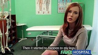 FakeHospital Passionate redheads tight pussy causes creampie from doctor - porn video